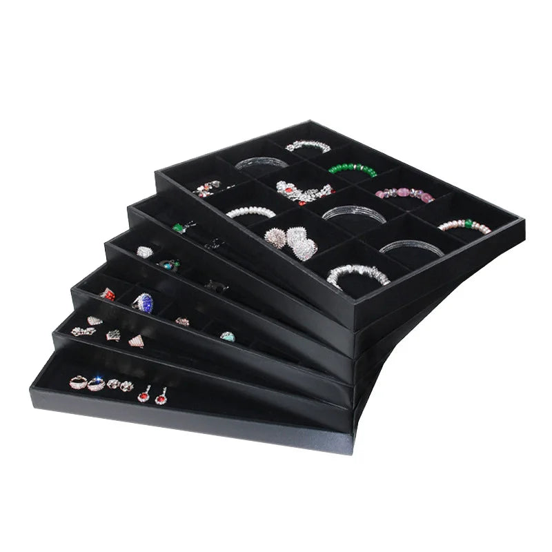 Wholesale Jewelry Plate Display Props for Necklace Pendant Bracelet Earrings Storage Tray for Jewelry Containers