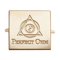 Custom Luxury Metal Logo Badge Small Tag Plate and Plaque for Wallet Handbag with Embossed Engraved Safety Feature