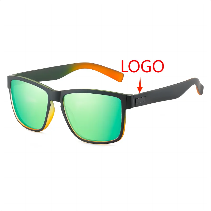 DUBERY D518 Wholesale Unisex Sunglasses with UV400 Protection Custom Logo Polarized Lenses in Blue Red Yellow Frames