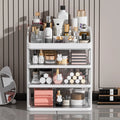 Haogle Hot Sale Drawer Plastic Desktop Cabinet Multifunctional Storage Box Plastic Desktop Cosmetics Storage Cabinet