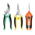 8 Inch Industrial Grade Stainless Steel Crooked Head Bypass Pruning Shears Beak Shaped Tool Pliers for Garden Farm Fruit