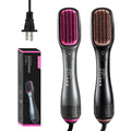 Wholesale portable electric hair straightener hot comb 3-Level hair straightening brush Ceramic heating thermal brushes for hair