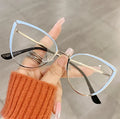 2023 Custom Logo Cheap Eyeglasses Trending Myopia Eyewear Cat Eye Designer Computer Eyeglasses Blue Light Blocking Glasses Frame