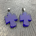 2026 Wholesale Lan Liuli Angel Christian Handmade Cross Crystal Pendant Holiday Gift for Friends