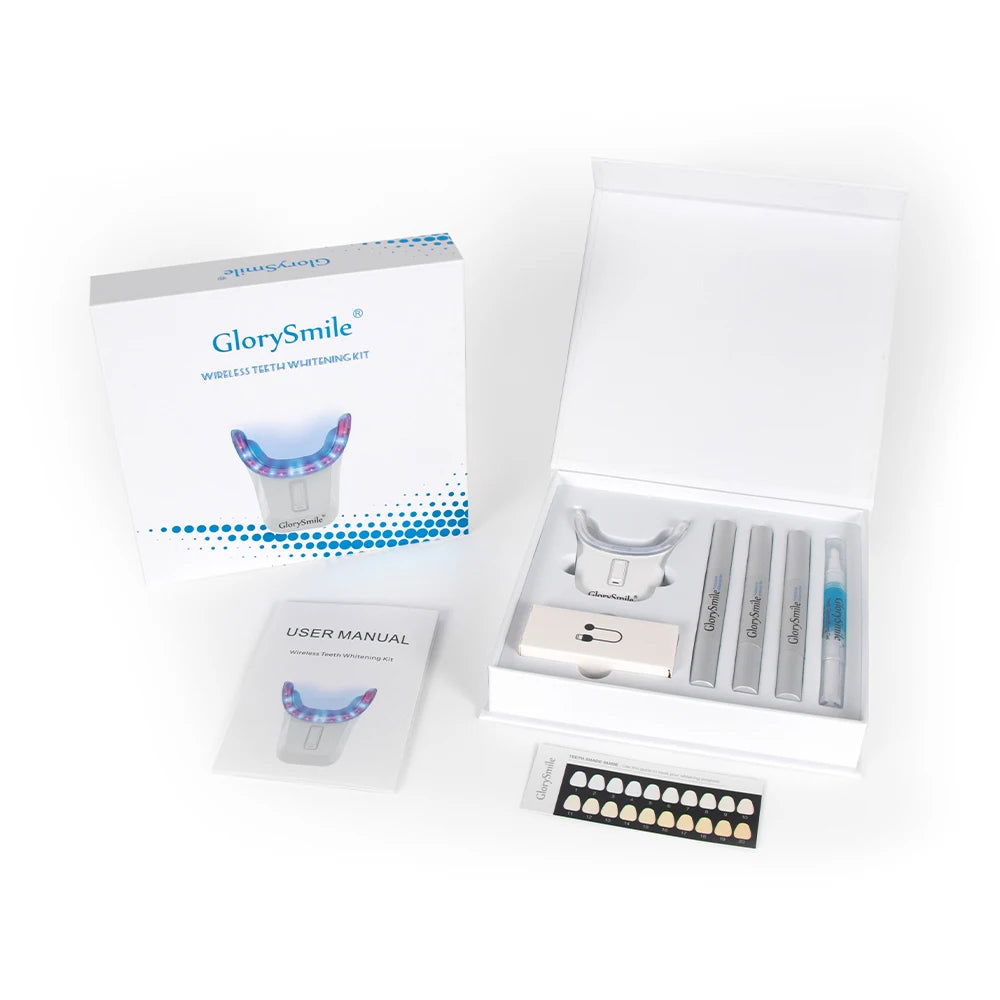 Private Logo Rechargeable Home Kits Whitener Gel Tooth Whitening Kit Led Device Teeth Whitening Accessories