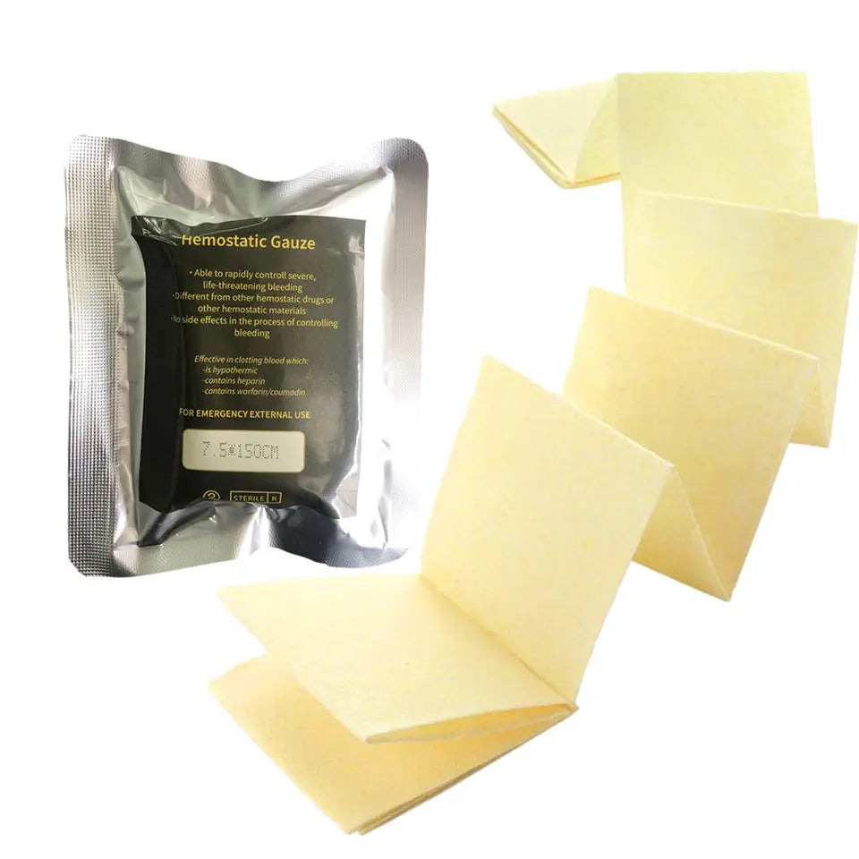 Hot Selling Factory Direct Supply Emergency First Aid Hemostatic Gauze