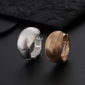 TongLing European American Trendy Ring Irregular Geometric Minimalist Elastic Rings for Women