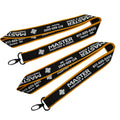Polyester Silkscreen Three-dimensional Printed Neck Keychain ID Card Badge Holder Custom 3D logo Wholesale  Lanyard