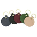 Genuine Leather Round Keychain Personalized Creative Accessory for Gifts