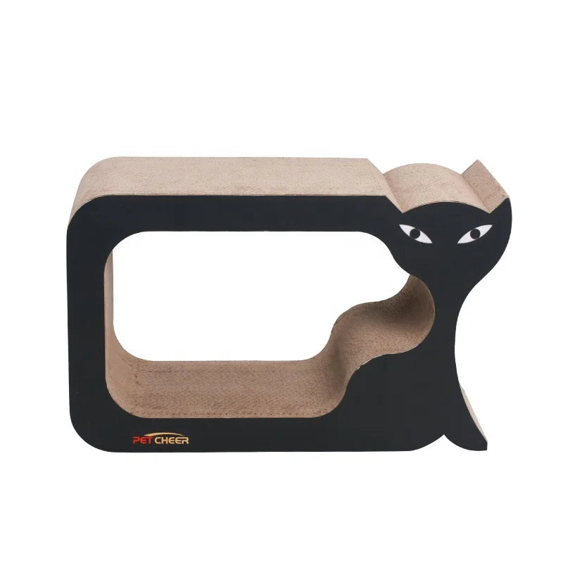Hot Sales Eco-Friendly High-Density Corrugated Paper Cats Scratching Post & Scratcher Toy with Simple Design for Cats Playing