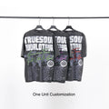 Wholesale Custom Blank Pure Cotton T Shirt for Men Acid Wash Vintage Unisex Oversized Men's Tshirt Digital Printing T-shirt MegaBDM