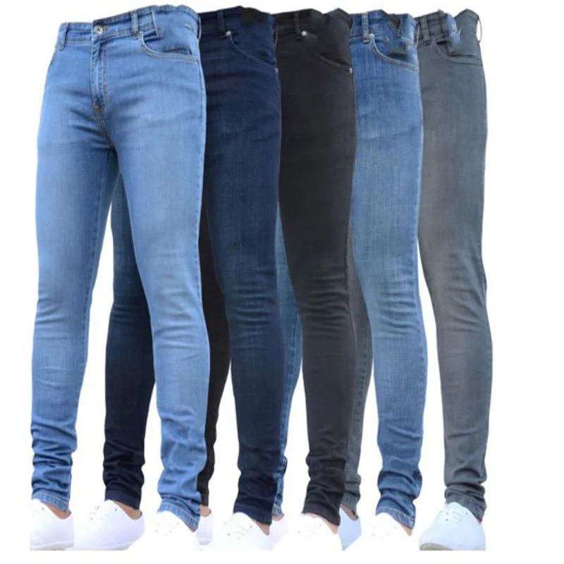 Wholesale Mens Jeans Fashion Classic Skinny Demin Pants for Men Trousers