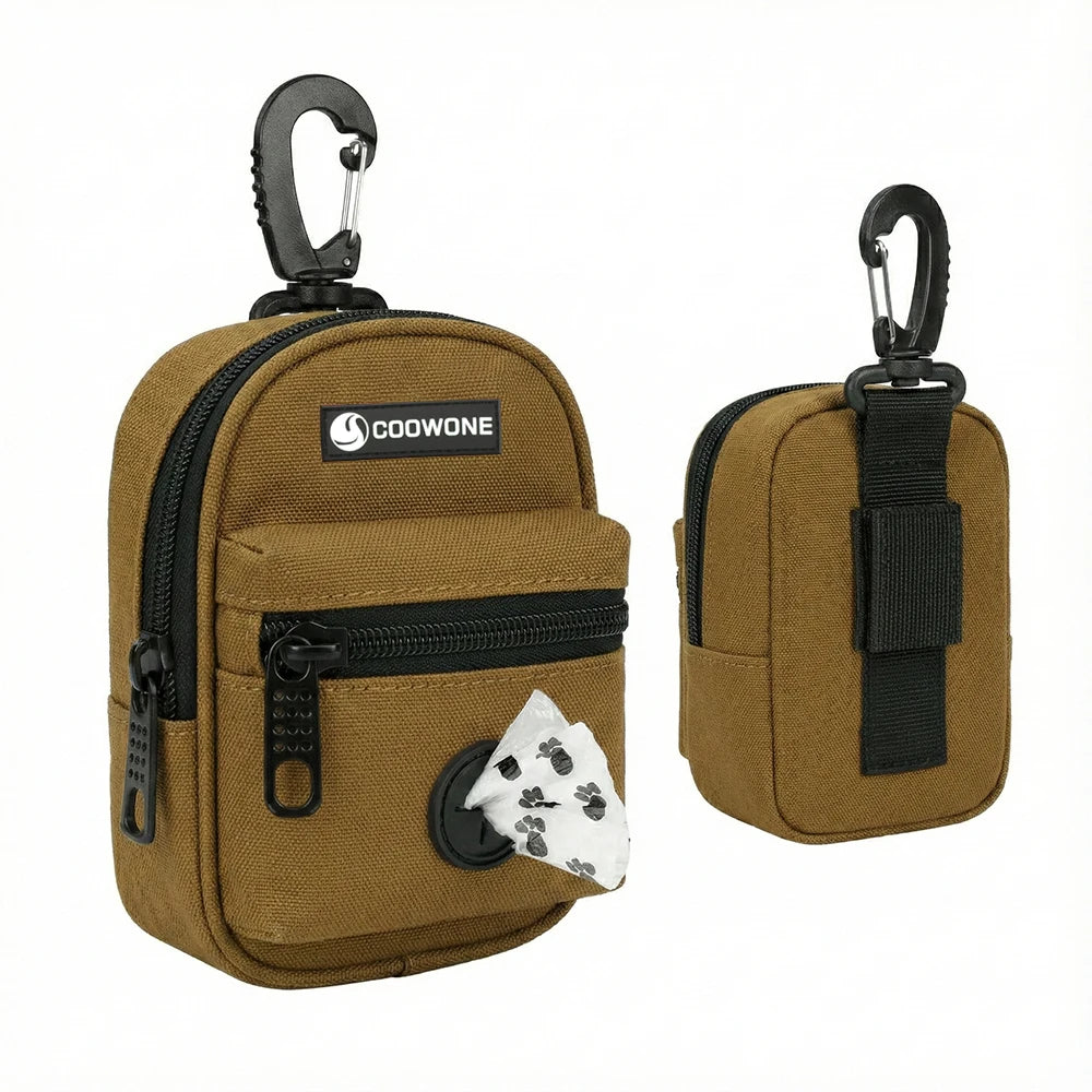 Eco-Friendly Oxford Reward Snack Food Container Dog Walking Pouch Pet Training Custom Dog Treat Pouch for Training Clip