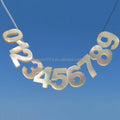 MOP Arabic Numerals Natural Mother of Pearl Shell Beads for Jewelry Making Finding DIY Bracelet Necklace Accessory Gemstone