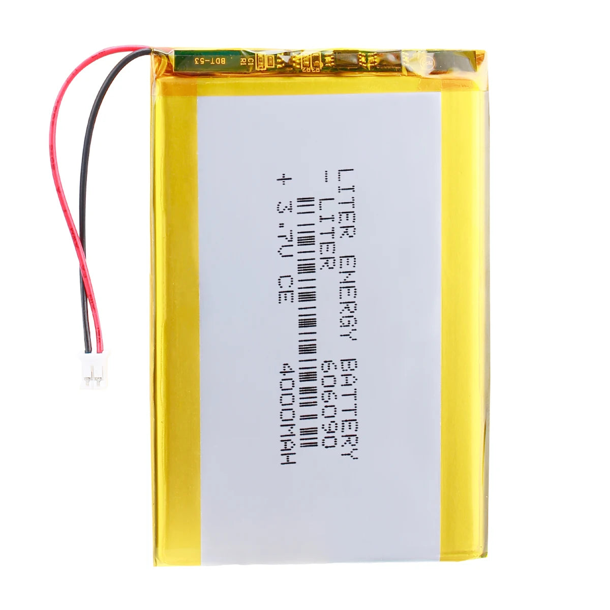 3.7v 4000mAh 606090 Rechargeablebateria Lipo  for Camera Power Bank Tablet Electric Toys With 2pin PH 2.0mm Connector