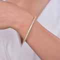 Kirin Custom Gemstone Tennis Bracelet Gold Plated 925 Silver Material Bracelet Pai Dai Dinner Jewelry