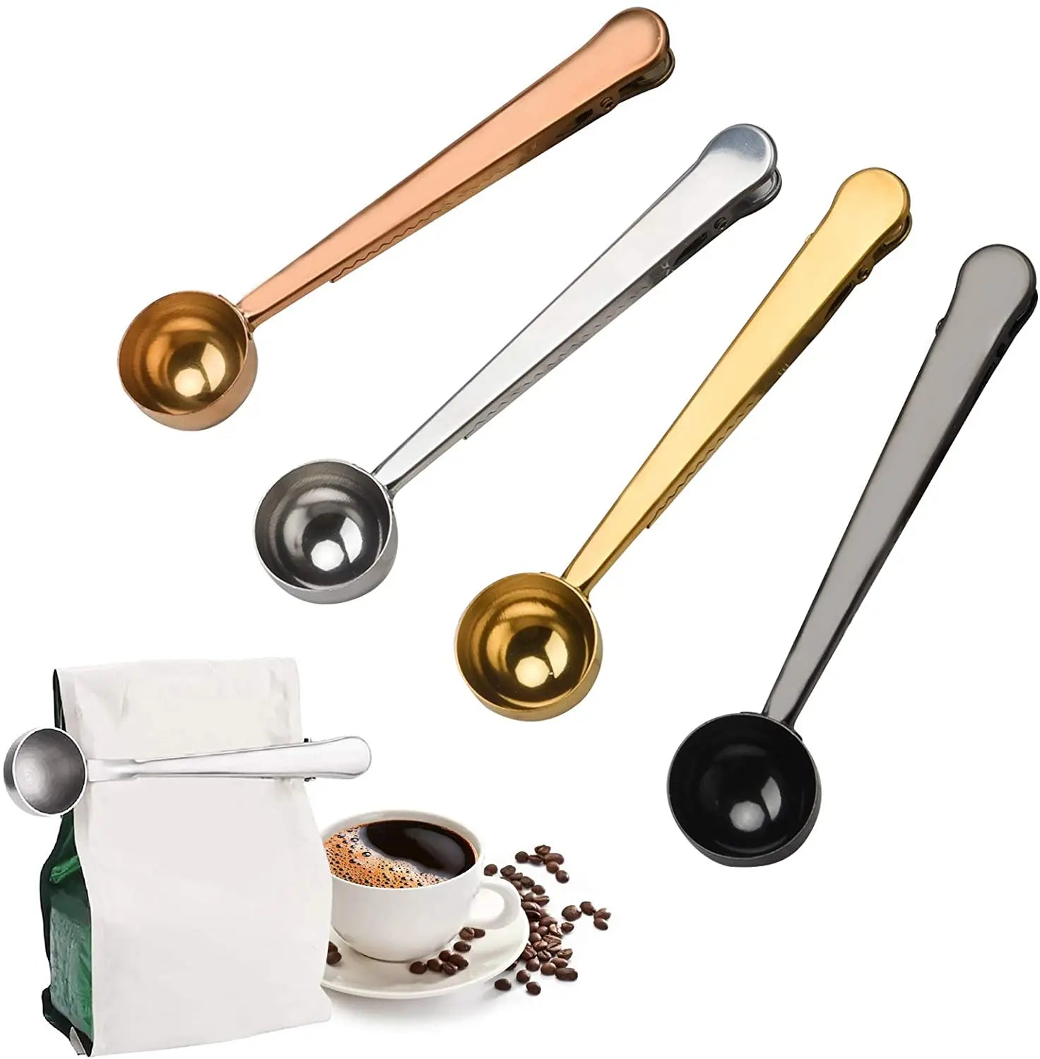 Measuring Tablespoon Stainless Steel Coffee Measuring Spoon and Scooper Stainless Steel Coffee Scoop