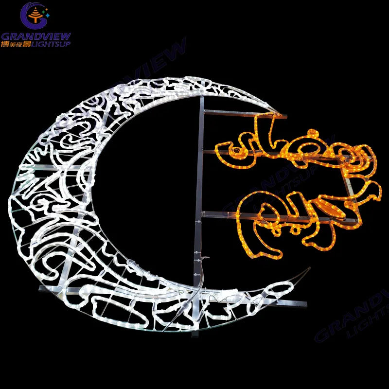 Outdoor IP65 LED Ramadan Eid  Street Pole Decorate Light for Holiday Decorate Lights
