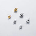 925 Sterling Silver Buckle Double Circle Connect Button for Bracelet Making