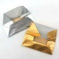 16x19cm Gold Chocolate Foil Wrapping Paper 500pcs Glossy Aluminum Roll Style Art Paper for Tea & Food Packaging
