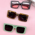 Lucky New Style Child Sunglasses Rectangular Squrae Fashion Kids Sun Glasses