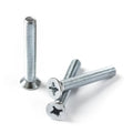 Bolts Manufactures Customised Cross Recess Philip Drive Zinc Nickel Plated Countersunk Flat Head Machine Thread Screws