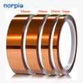 Heat Resistant High Temp Polyimide Tape Silicone Adhesive Gold Sublimation