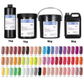 Nail Painting Gel Top Coat No Wipe High Shine Gel Base and Top Coat Nail Polish Gel Top Coat