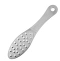 Stainless Steel Foot Scraper Metal Foot File Double Sided Callus Remover Professional for Wet or Dry Skin Pedicure Tool Heel