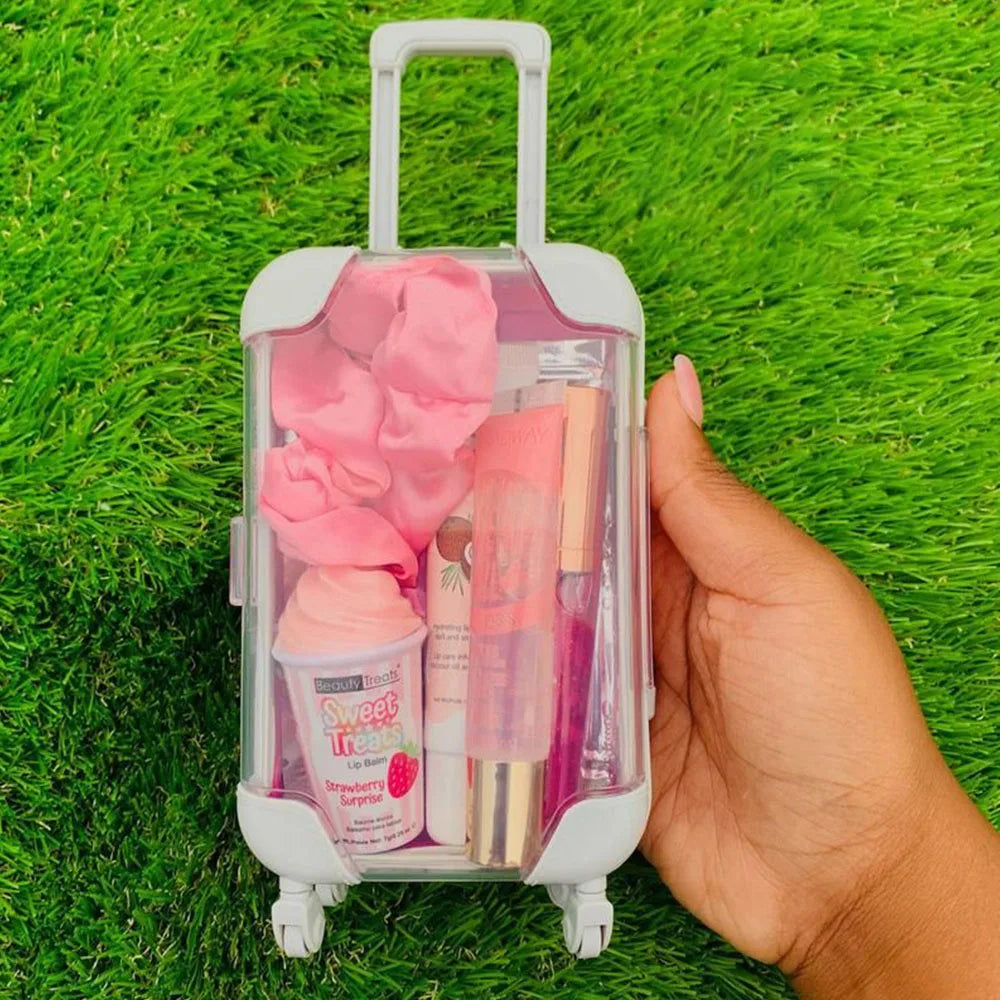 2025 Vintage Suitcase Eyelash Packaging Box Creative Small Iron Box Container Eyelash Case Mini Suitcase Vendor Custom logo