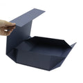 Custom High Quality Foldable Magnetic Rigid Gift Box Packaging for Shoes Fur Underwear Matt Lamination Embossing Sponge Liner