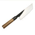 Octagon Olive Wood Handle Korouch Finish 440C High Carbon Stainless Steel Chopping Knife