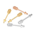 Stainless Steel 18K PVD Gold Plated Cutting Shape Pendants Charms for Diy Jewelry Accessories Making Bracelet Findings Wholesale