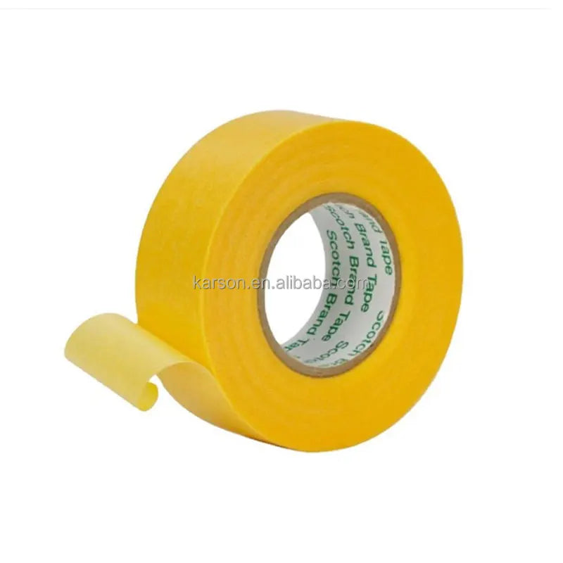 3M 2688 Yellow Paper Tape High Temperature Resistant Masking Auto Spray Paint Tape Without Mark and Glue