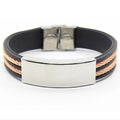 Laser Engraved Rope Cable Design Blank Custom Wristband Silicone Bangle Steel Cable Bracelet Christmas Anniversary
