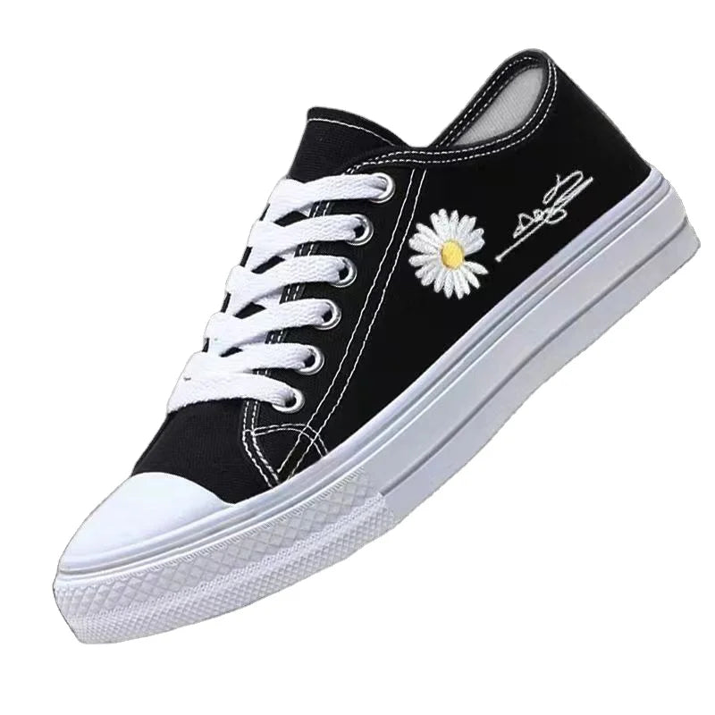Hongyan New Cloth Women's Single Shoes Canvas Casual Light Women's Shoes Factory Wholesale