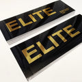 Customized Printing Self Adhesive Logo Gold Foil Gloss Vinyl Hot Stamping Paper Sticker Label