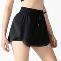 Women High Stretchy Soft Quick Dry Loose Drawstring Training Tennis Shorts Wholesale 20-0231