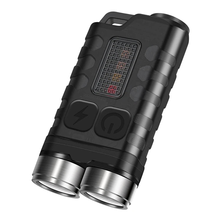Boruit V3 900 Lumens Pocket Keychain Flashlight Waterproof IP65 Mini Flashlight UV Led Magnetic Flash Light for Outdoor