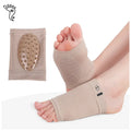Heel Socks Foot Care Insoles Foot Pad with Gel Cushion Compression Arch Support Sleeves Sock Mixed with Comfort Gel Pad