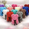 Wholesale 40CM Eternal Flower Rose Bear With Box Gift for Party Gift