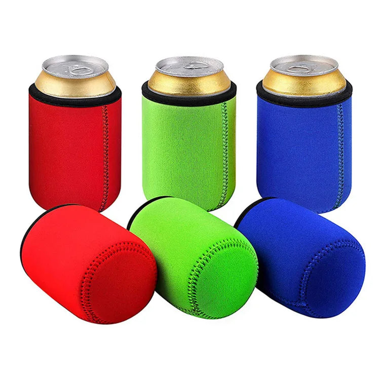 Waterproof Insulated Drink Beer Can Cooler Wholesale Custom Colorful Promotional Neoprene 4mm Insulated Beer Bottle Holder HXW