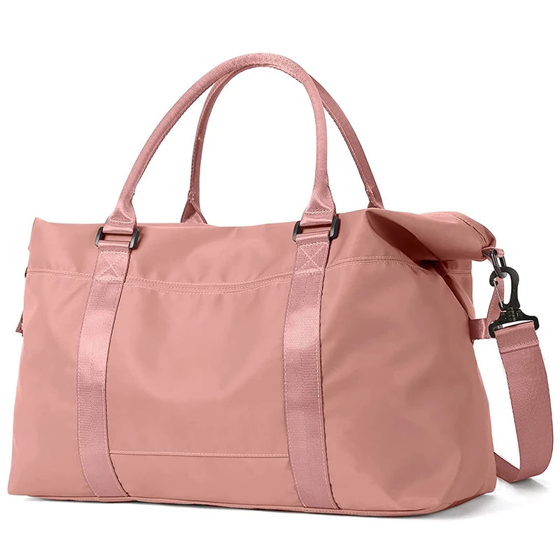 Women Sports Tote Gym Bag Travel Duffel Bag Large Duffel Backpack Sports Gym Bag