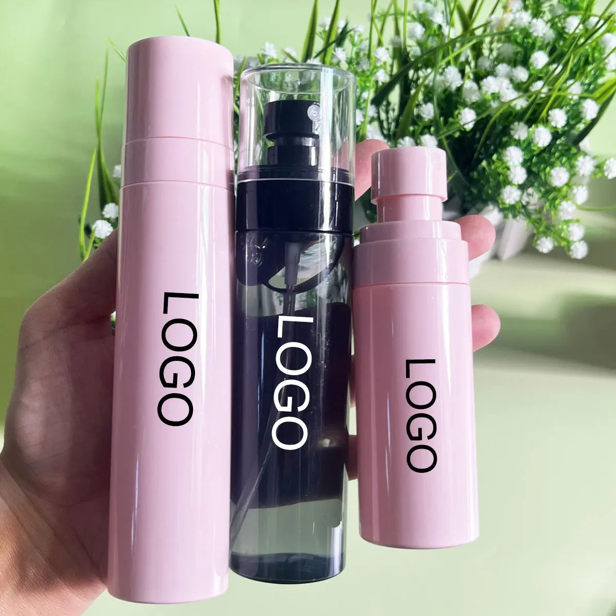Wholesale Face Makeup Setting Spray pink Packaging Waterproof Good Smell Private Label Setting Spray