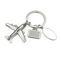 Custom 3D Multi Styles Creative Plane Key Chain Zinc Alloy Aircraft Key Chain Design Metal Airplane Keychain