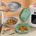 Foldable Reusable Non-stick Air Fryer Silicone Pot Compatible with Air Fryer Basket