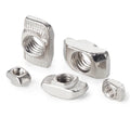 M3 M4 M5 Carbon Steel Zinc Plated Nickel Plated Galvanized 6 Slot Hammer Head T Slot Nut for 2020 Series Aluminum Profile Mining