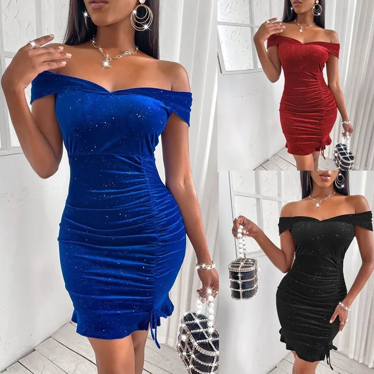 OEM LOGO ODM Bar 2022 Summer Hip Dress Navel Dress Female Short Skirt Ladies Fashionable Slim Casual Dresses
