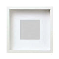 7x7 8x8"9x9" 10x10" 3cm Deep Black White Display Frame Shadow Box Frame With Picture Mount Organic Glass Frame
