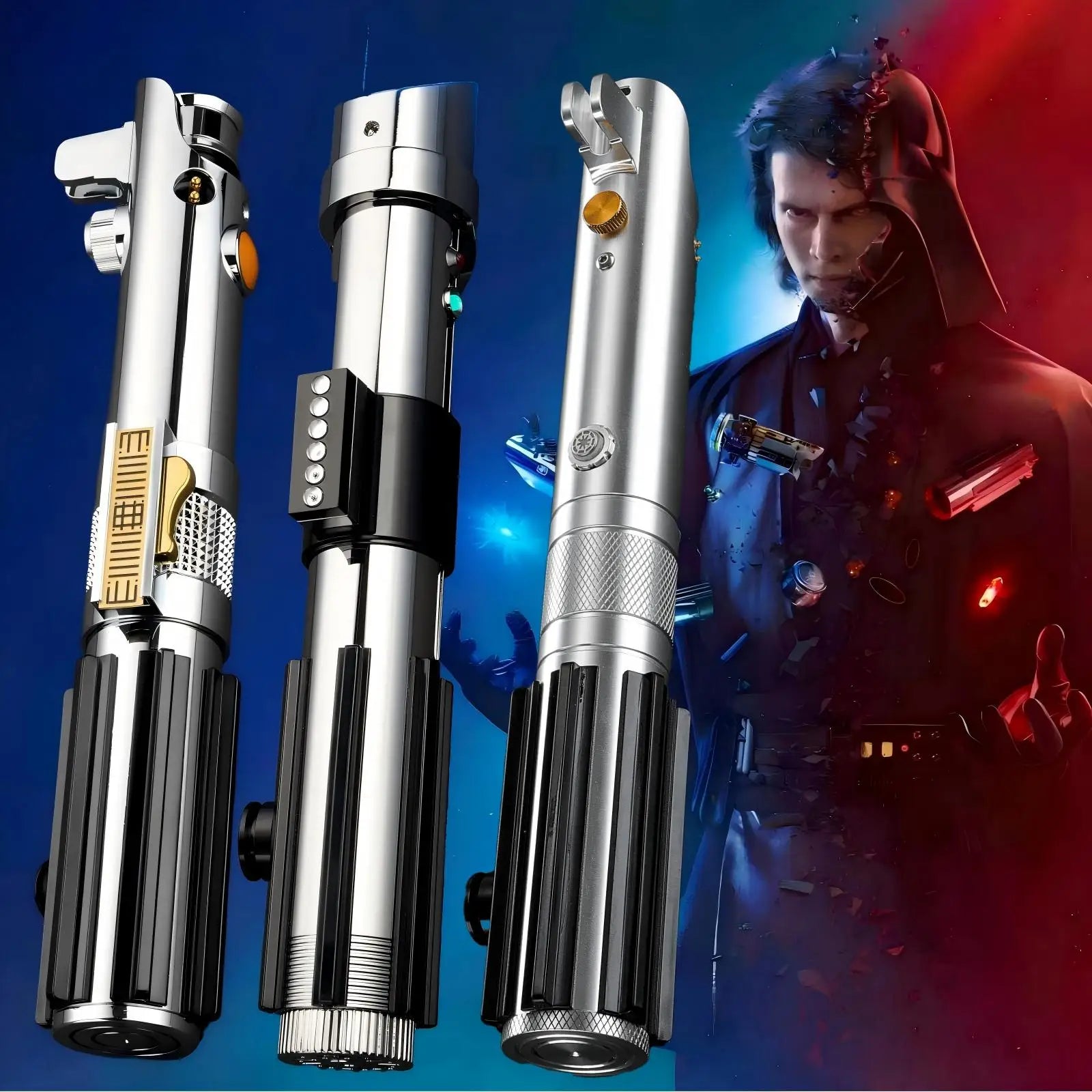 Anakin Skywalker Lightsaber Metal Hilt Neopixel Blade Combat Saber Factory Wholesale Best Seller for Resellers Dropshipping